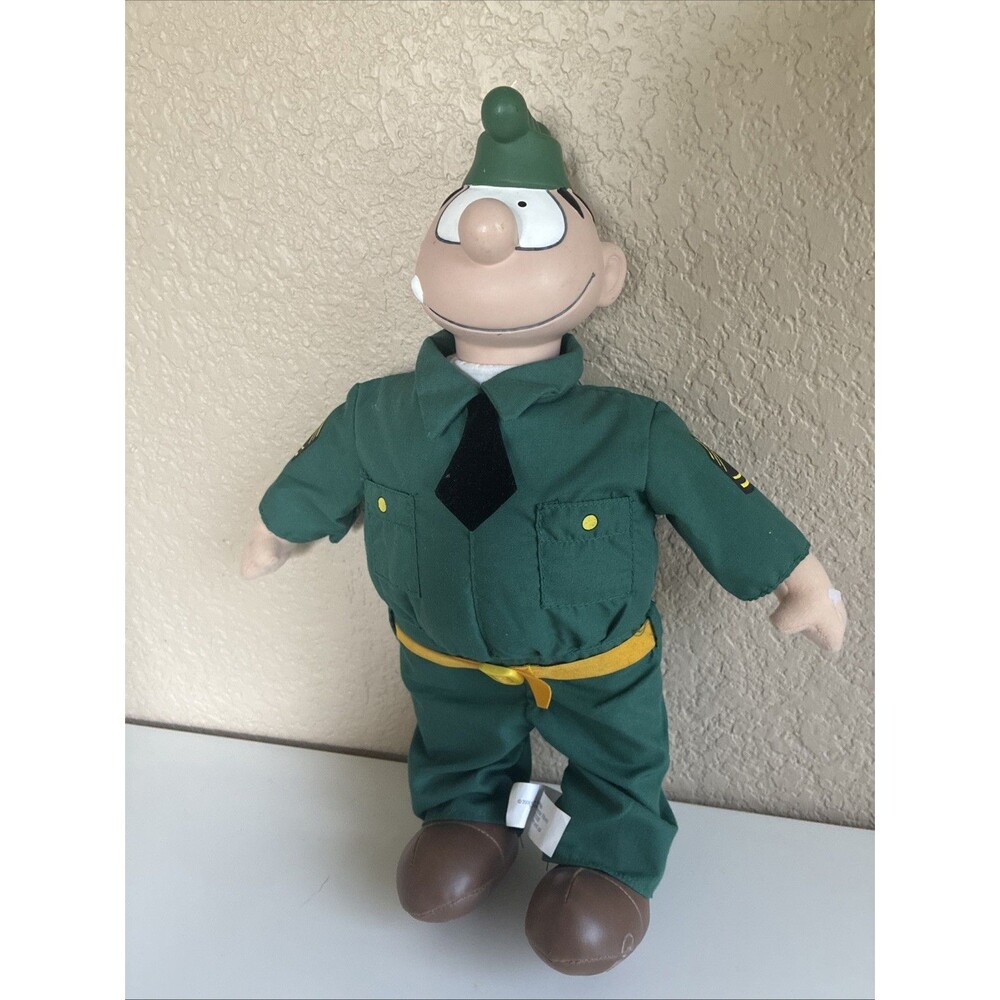Beetle Bailey Camp Swampy Sargent Orville Snorkel 16" Plush Doll 2000 Toy Works